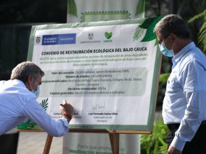El Minambiente aporta $10.000 millones para la restauración ecológica en el Bajo Cauca antioqueño